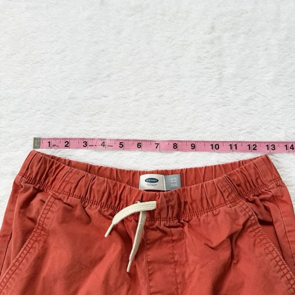 Old Navy Boys' Pull On Cargo Shorts Burnt Orange Size XL (14-16)
